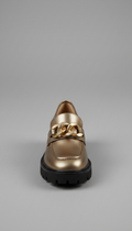 Muted Gold Sculpted Loafer
